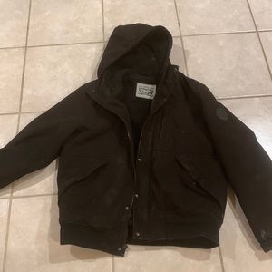 Levi Strauss black fleece jacket